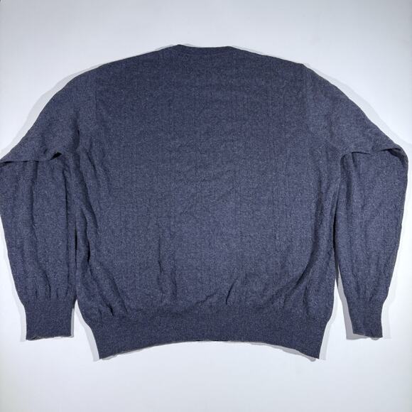 I Levrieri Cashmere Silk Sweater Mens Medium Made in Italy Cable Knit Light - Picture 7 of 8